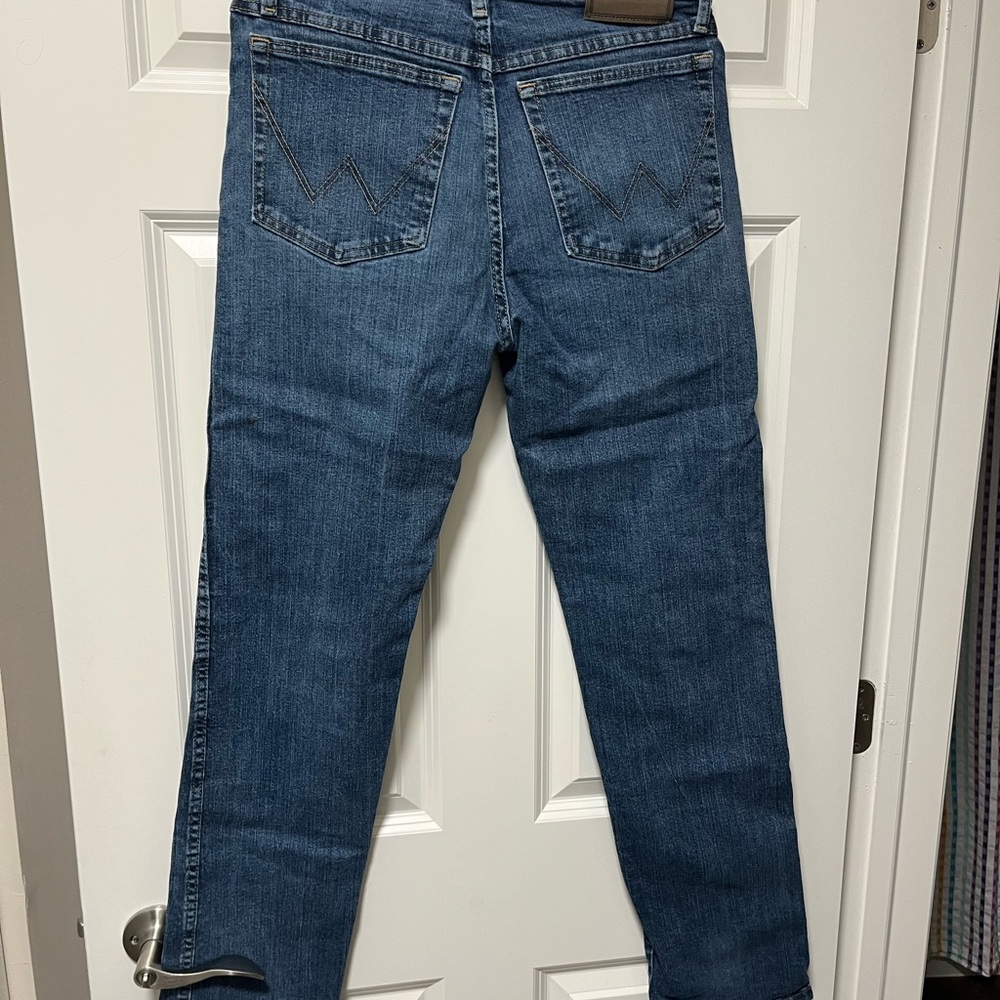 Wrangler Men's Straight Fit Blue Jeans